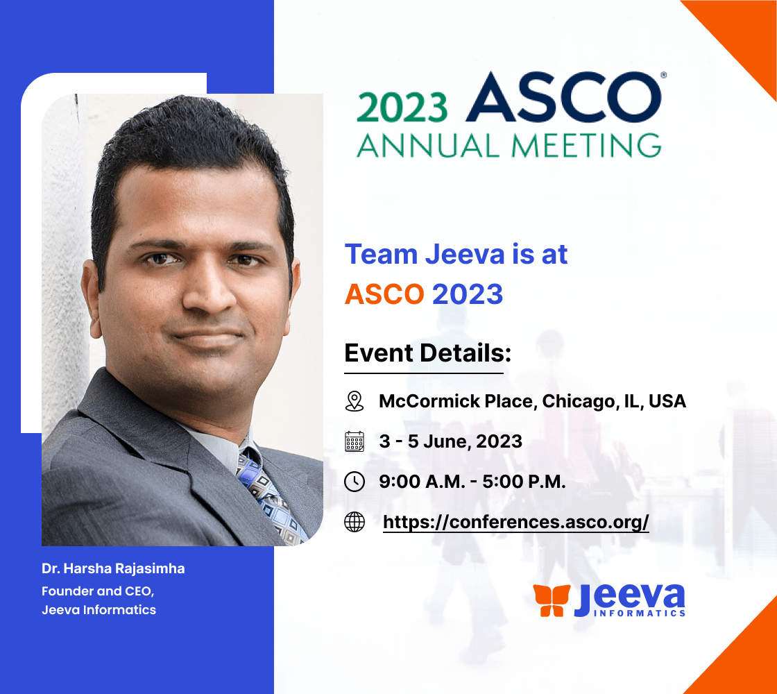 Team Jeeva is at ASCO 2023 Event