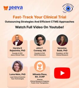 Driving Operational Excellence in Clinical Trials, Harsha Rajasimha, PhD Webinar with 20/15 Visioneers