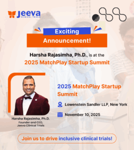 Jeeva Clinical Trials at 2025 MatchPlay Startup Summit