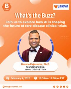 Buzzing Toward Breakthroughs: AI & the Future of Rare Disease Trials - Podcast | Jeeva Trials